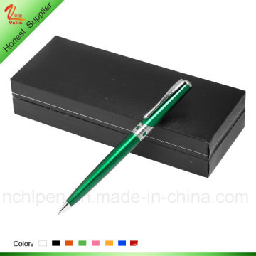 Elegante cor verde Metal Pen